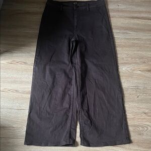 Oat New York Wide-Leg Pants in black